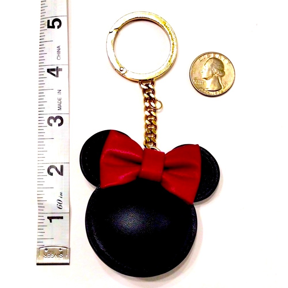 Kate Spade Disney Minnie Mouse Keychain bag Charm w dustbag NWOT - Picture 13 of 13